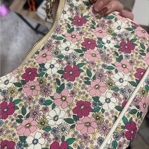 Mini Pink and Red Floral Print Bag